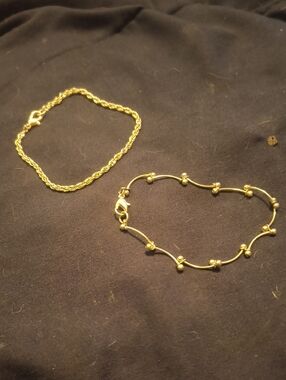 Silver  Bead Wave Bracelet - Women Jewelry